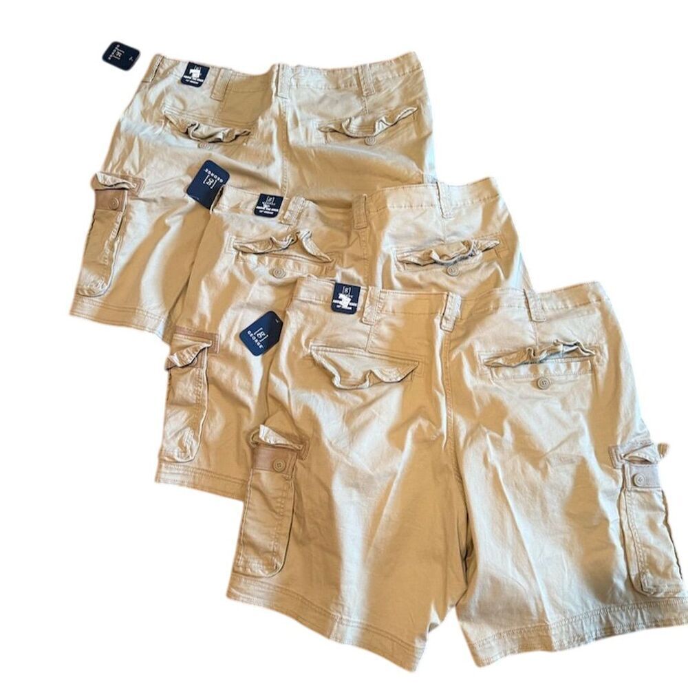 George Men's Cargo Shorts Tan Khaki Size 46 10 Inch